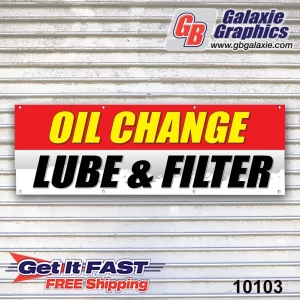 Oil Change Banner