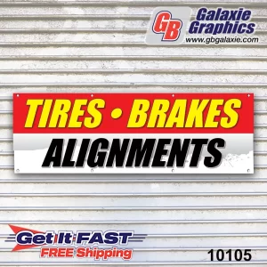 Tires Brakes Alignments Banner