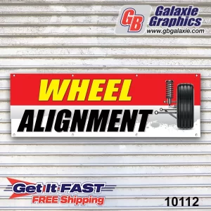 Wheel Alignment Banner