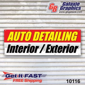 Auto Detailing Banner