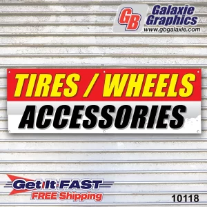 Tires Wheels Accessories Banner