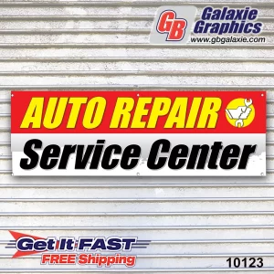 Auto Repair Service Center Banner