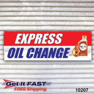 Express Oil Change Banner