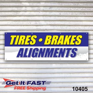 Tires Brakes Alignments Banner