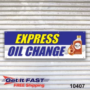 Express Oil Change Banner