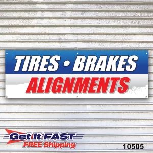 Tires Brakes Alignments Banner