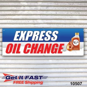 Express Oil Change Banner