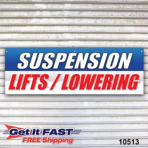 Suspension Lifts Lowering Banner