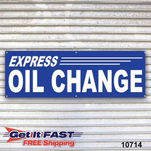 Express Oil Change Banner