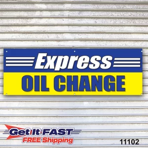 Express Oil Change Banner