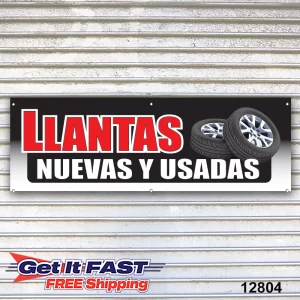 Llantas nuevas y usadas banner