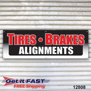 Tires Brakes Alignments Banner