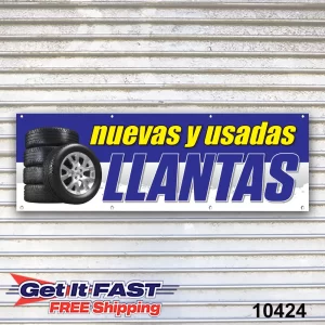 Nuevas y Usadas Llantas Banner