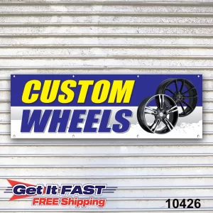 Custom Wheels Banner