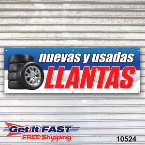 Nuevas y Usadas Llantas Banner