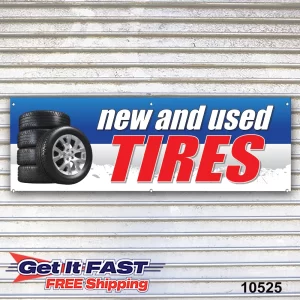 New and Used Tire Banner