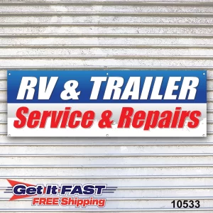 RV Trailer Service & Repairs Banner