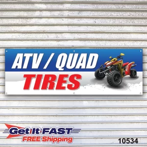 ATV Quad Tires Banner