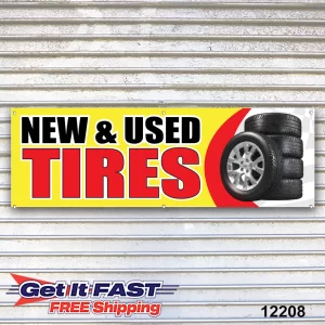 New & Used Tires Banner
