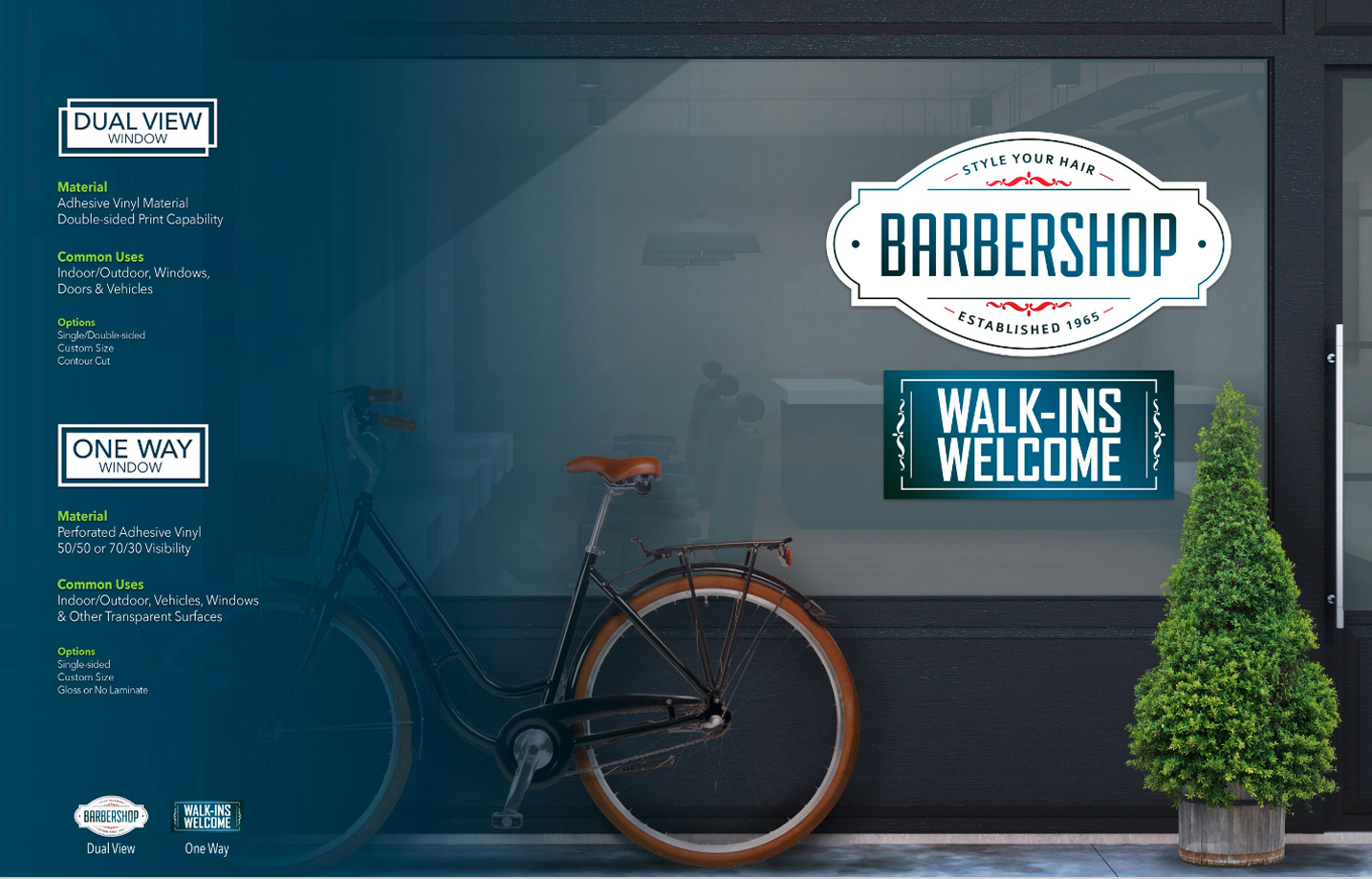 Dual View Window Graphics