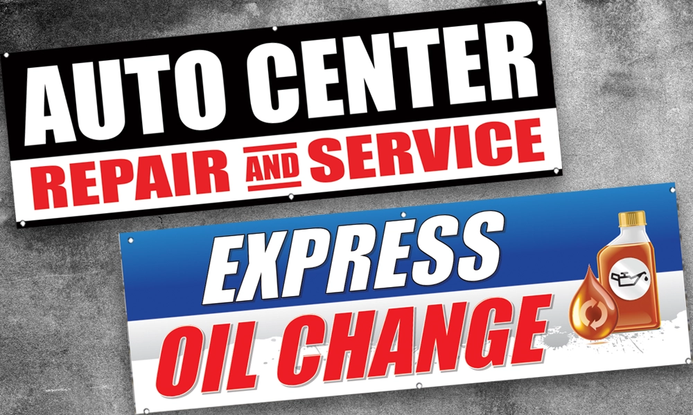 Auto Repair & Service Banners