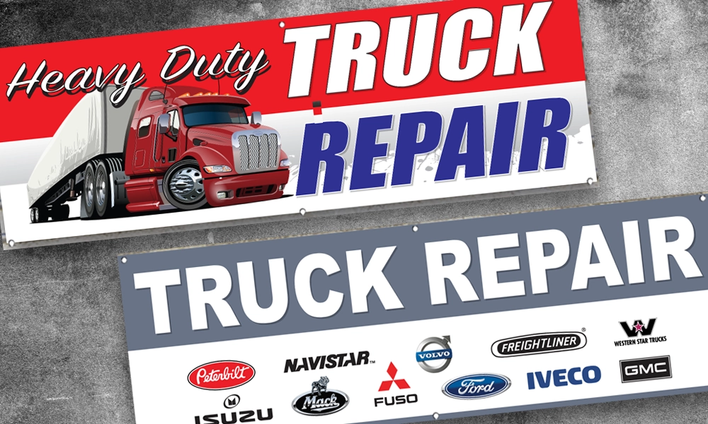 Truck Service Banners