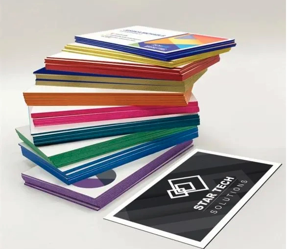 Painted Edge Business Cards