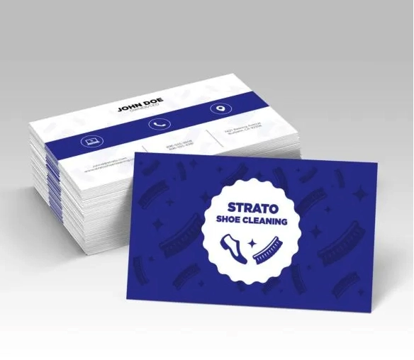 Suede Business Cards